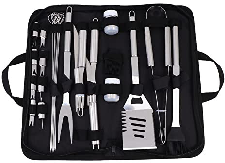 Yardenfun 1 Juego De Herramientas para Barbacoa Herramientas para Barbacoa Herramientas para Barbacoa Parrilla Parrilla Aire Libre Utensilios De Barbacoa Kit De