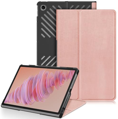 idudao Para Lenovo Tab Plus Cover,Ultrafina Funda Tablet para Lenovo Tab Plus 11.5 Pulgadas 2024 TB351FU, Oro Rosa