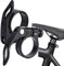 2 Sattelklemme, Schnellspanner Sattelstütze 31.8mm, für Mountainbikes, Falträder, Bahnräder, robust, hohe Stabilität, schnelle Höhenanpassung（Schwarz）