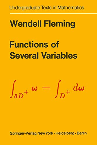 Functions of Several Variables (Undergraduate Texts in Mathematics)
