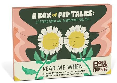 Em & Friends A Box of Pep Talks Fill in the Love Read Me When Letters: Read Me When... Box of Fill-in-the-blank Letters for Someone Wonderful (Em & Friends Fill in the Love Read Me When)