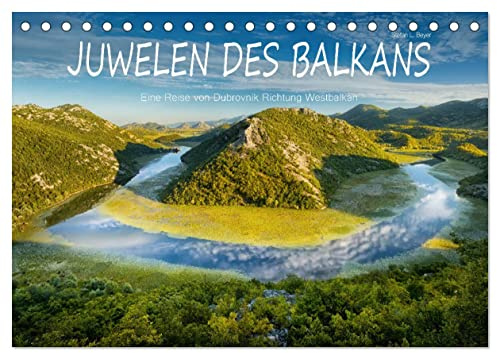 Juwelen des Balkans (Tischkalender 2026 DIN A5 quer), CALVENDO Monatskalender: Fotografien aus Kroatien, Bosnien und Herzegowina, Montenegro und Albanien (CALVENDO Orte)