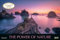 The Power of Nature 2025: Großer Foto-Wandkalender mit fantastischen Naturbildern. Edler schwarzer Hintergrund. PhotoArt Panorama Querformat: 58x39 cm.