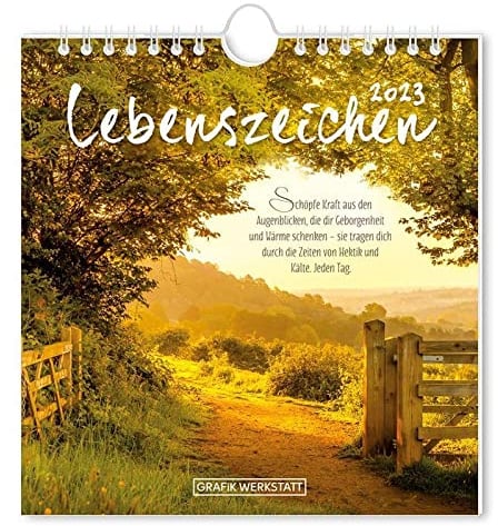 Postkartenkalender 2023 Lebenszeichen: Postkartenkalender