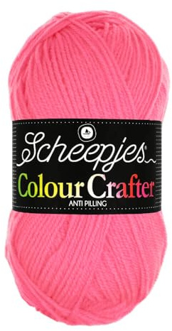 Scheepjes Colour Crafter 100g Yarn Ball | Acrylic DK Double Knit Wool | Soft & Anti-Pilling for Knitting, Crochet, Blankets & Amigurumi (2013 Mechelen)