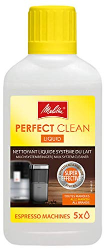 Melitta Perfect Clean Liquid Milk System Cleaner for Automatic Coffee Machines (250 ml), Plastic