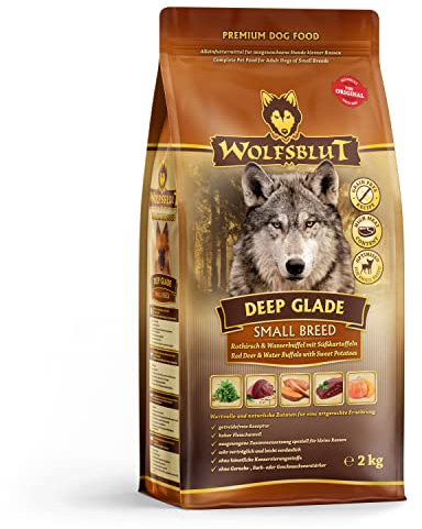 Wolfsblut - Deep Glade Small Breed - 2 kg - Rothirsch und Wasserbüffel - Trockenfutter - Hundefutter - Getreidefrei