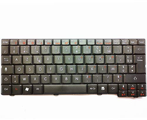 Junweier Clavier Français AZERTY pour Acer Aspire One ZG5 D150 D210 D250 A110 A150 A150L ZA8 ZG8 KAV60 ZG6 ZG6X KAV10 531H P531 531 571 Gateway LT00 LT000 Emachines EM250 pc Portable FR