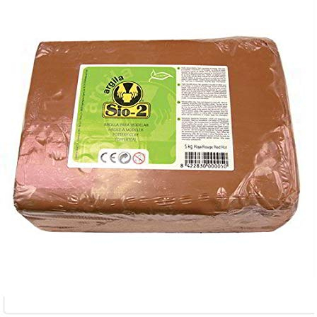 CWR Ofenton, 100% natürlich, Rot, 5 kg Modellierton