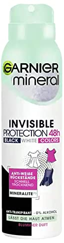 150ml Garnier Mineral Invisible Black White Colors 48h NON STOP Anti Transpirant 4er Pack (4x150ml)