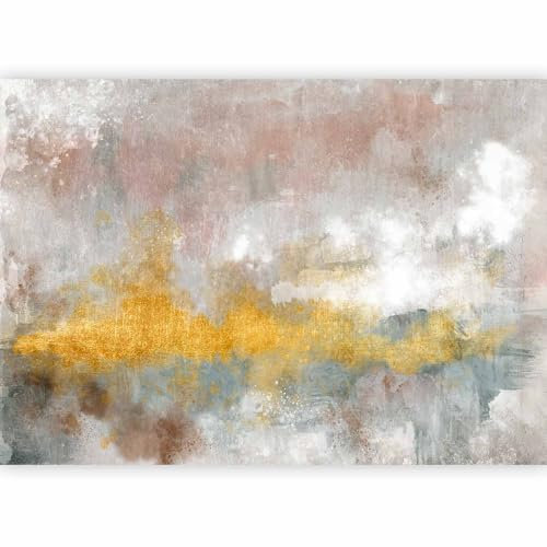 murando Fotomurales Abstracto XXL Papel pintado tejido no tejido Decoración de Pared decorativos Murales moderna de Diseno Fotográfico Aspecto concreto beige como pintado