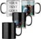 Personalised Heat Change Mug - with Photo and Text - Upload an Image with A 4 Line Message, 19 Fonts and 8 Colours - Custom Mug for Fathers Day, Birthdays, Teachers, Retirement
