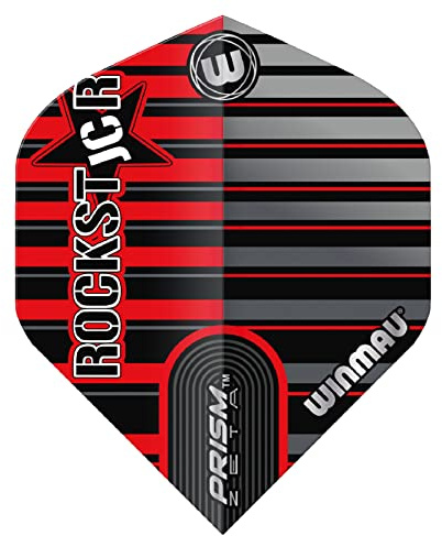 WINMAU Prism Zeta Joe Cullen Stripe Dart-Flüge - 1 Satz pro Packung (insgesamt 3 Flüge)