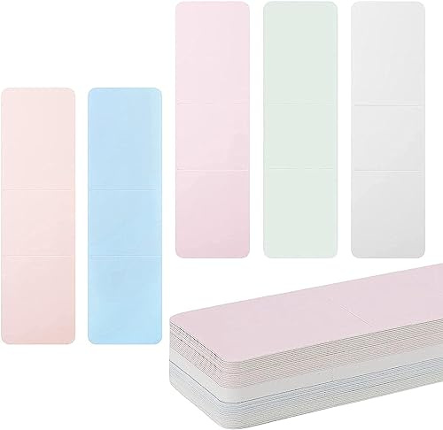 50 Stück Kraft Lesezeichen Hüllen Lesezeichen Halter DIY Lesezeichen Blank Display Karten Lesezeichen Abdeckungen Lesen Lesezeichen für Stifte Lesezeichen Verpackung Geschenk Dekoration (gemischte