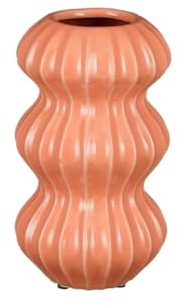 Vase Pippa - Keramik - Orange - 13 x 23 x 13 cm (BxHxT)