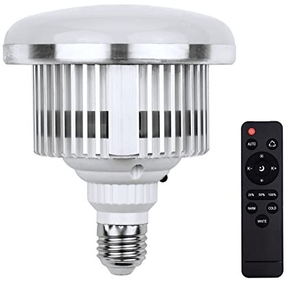Sunydog 85W E27 Photographie Ampoule LED Lampe,3000K-6500K Ampoule de Lampe de Photographie à économie d'énergie Luminosité réglable Mont avec télécommande pour Studio de Photographie Entrepôt