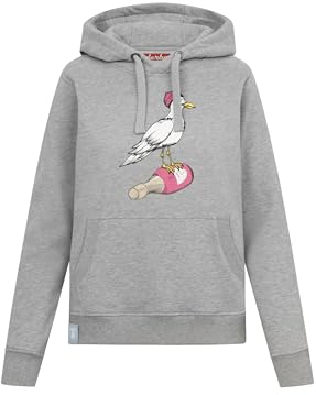 derbe Hoody Sturmmöwin Women, L, Grey Melange