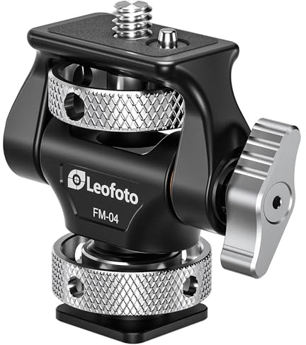 Leofoto Camera Cage Monitorhalterung FM-04 für Blitzschuh