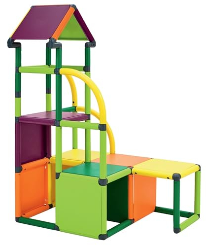 move and stic - Kletterturm CARA Spielturm für Kinderzimmer, Spielzimmer oder Garten,