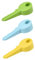 3 fermaporta a cuneo, in silicone, a forma di chiave, protezione universale per le dita, per casa, giardino, ufficio, garage (verde, blu, giallo)