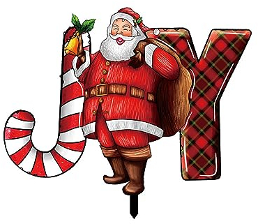 Glanhbnol Hofpfähle Außenbereich Weihnachtsdekoration Hofschilder Party Vorgarten Gehweg