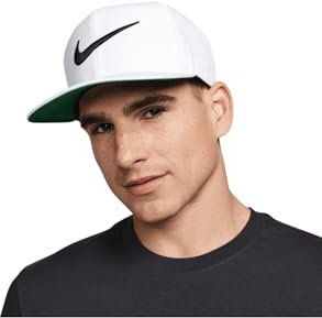 NIKE Herren Damen Unisex Sportbekleidung Pro Swoosh Snapback Cap Hut, Weiß, FV5522-010
