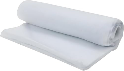 Quickdraw Rouleau de couverture de neige artificielle 240 cm x 90 cm pour crèche de Noël