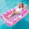 Sloosh Piscina Inflable 180 x 95 cm para Adultos, con portavasos y Respaldo Ajustable, Ideal para Disfrutar del Verano y Disfrutar de una Fiesta acuática (Rosa)