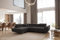 Kaiser Möbel - Ecksofa mit Schlaffunktion - Big Sofa - 275 x 202 cm - Relaxsofa, Verstellbare Kopfstützen, L Form, XXL, mit Bettkasten, Große Liegefläche 125x193 - Falio L Eckcouch Links, Graphit