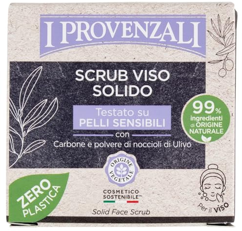 I Provenzali | Solides Gesichtspeeling, getestet auf empfindlicher Haut, 70 g