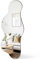 Lumibric Wandspiegel, Asymmetrischer Spiegel zum Aufhängen für Wohnzimmer, 100 x 40 cm Modernes Wandspiegel für Badezimmer, Schlafzimmer, Flur, Eingang, Deko, Rahmenloser