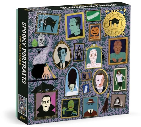 Spooky Portraits Foil Puzzle: 500 Pieces