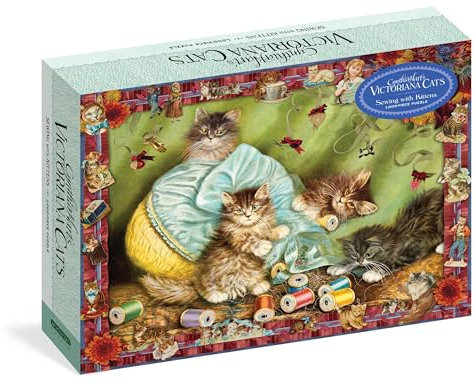 Cynthia Hart's Victoriana Cats: Sewing with Kittens 1,000-Piece Puzzle (Workman Jigsaw Puzzles)