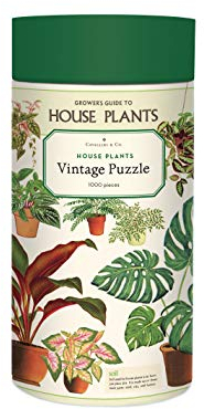 Cavallini Papers & Co. PZL/HP House Plants 1,000 Piece Puzzle, Mehrfarbig/Meereswellen (Ocean Tides), 1000