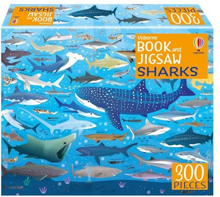 Usborne Book and Jigsaw: Sharks