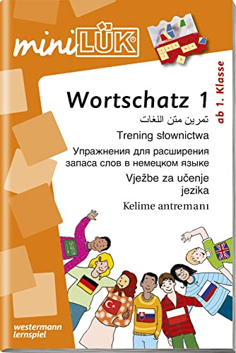 miniLÜK: Arabisch, Polnisch, Russisch, Türkisch, Serbisch, Kroatisch Wortschatz 1 (miniLÜK-Übungshefte: DaZ und DaF)