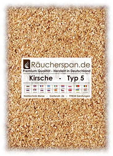 Räucherspäne Räuchermehl Kirsche Kirschholz Typ 5, geeignet für BORNIAK-Öfen (1.00, .)