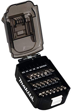 Makita B-68323 21 Piece Screw Bit Set Supplied in A Battery Shaped Case