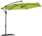 Angel Living 3M Jardin Cantilever Sombrilla Patio Exterior Paraguas Colgando Banana Sun Shade (Manzana Verde)
