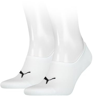 PUMA Unisex Footie Socke, Weiß, 42 EU