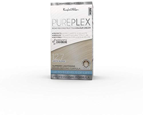 Knight & Wilson PurePlex Color 12.7 Arctic Blonde - Ammoniakfreie, messingtrotzende Formel mit Aminofix zum Schutz und Wiederherstellen