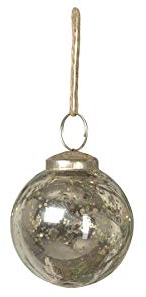 Jeanne d´Arc living Christmas Kugel Christbaumkugel Glocke Bell Christbaumglocke Antikgold Weihnachtskugel Antikfinish Verschiedene Größen und Formen (574360 Ø6cm)