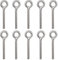 Jubaopen 10pcs M8 Bullone in Acciaio Inossidabile 304 Viti a Occhiello Viti ad Anello Golfari Resistente Bullone ad Occhiello con Filettatura da Appendere per Legno Decorazione Archietettonica