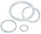 10 Stück lebensmittelechter weißer Silikon-O-Ring, Innendurchmesser 70mm, Außendurchmesser 74mm, Querschnitt 2mm, hochtemperaturbeständige, wasserdichte Dichtung, 70x2mm