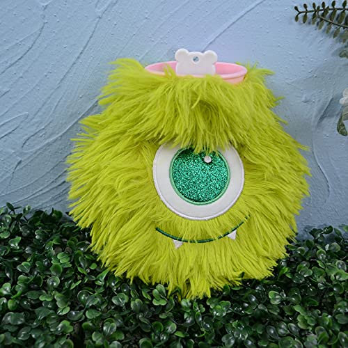 Wärmflasche mit Bezug 550ML Wärmflasche Wärmflasche Kinder Weiche Flaum Wärmeflasche Abnehmbare und waschbare Wärmflasche Warmwassersack für Kinder, Baby, Erwachsene Geschenk (Grün)