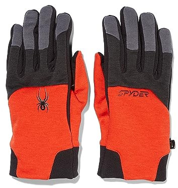 Spyder Herren Speed Fleece Handschuhe, Vulkan, Medium