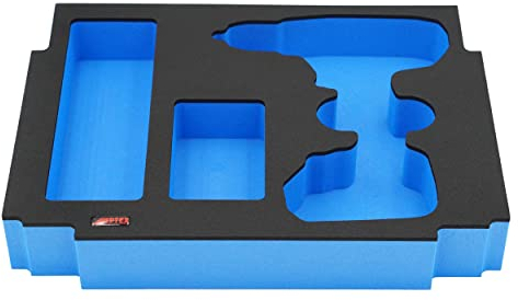 APTEX Schaumeinlage passend für Makita Akku-Schlagbohrschrauber DHP 482 für MakPac Gr. 1-3