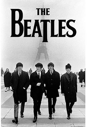 The Beatles Poster Eiffel Tower