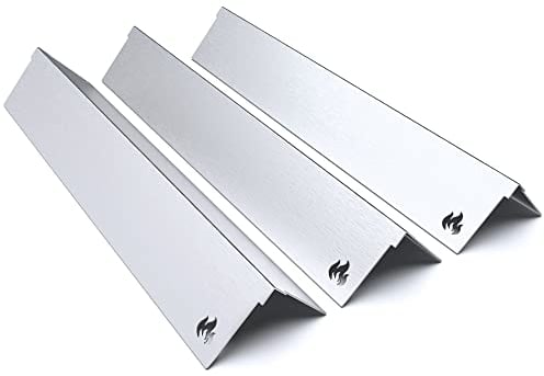 teileplus24 BR05-3-SM Gasgrill Edelstahl Brennerabdeckung kompatibel mit Napoleon Rogue Prestige Freestyle | Flavorizer Bars | Passgenau | Rostfrei | Brennerschutz