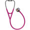 3M Littmann Cardiology IV Stethoskop mit Gratis Gravur und Penlight (Himbeere/Rainbow Edition/High Polish/Smoke Stem)
